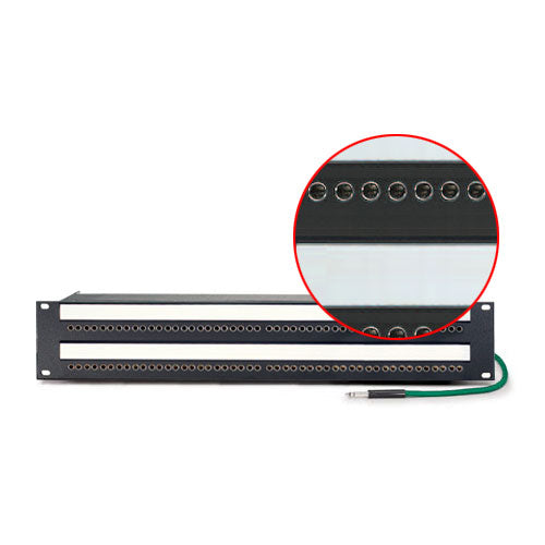 Audio Accessories 48P-32J4P/TYPE1 2x48 2RU Bantam/TT Panel w/Jacks Full Normal