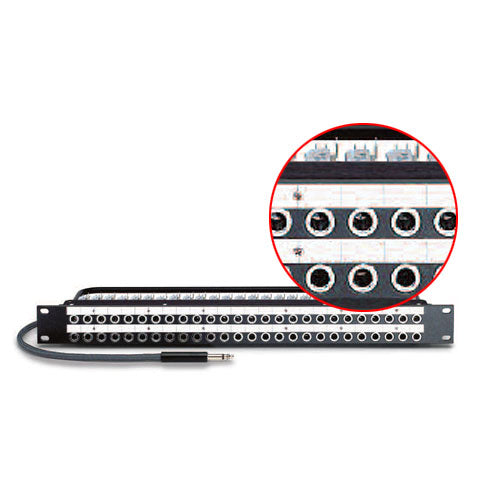 Audio Accessories 612A/TYPE1 2x26 1RU Long-Frame Panel w/Jacks Full Normal