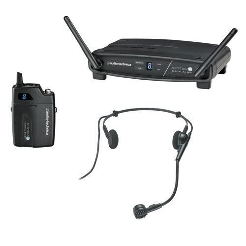 Audio-Technica ATW-1101/H System 10 2.4 GHz Digital Wireless Mic System w/ Headworn Mic