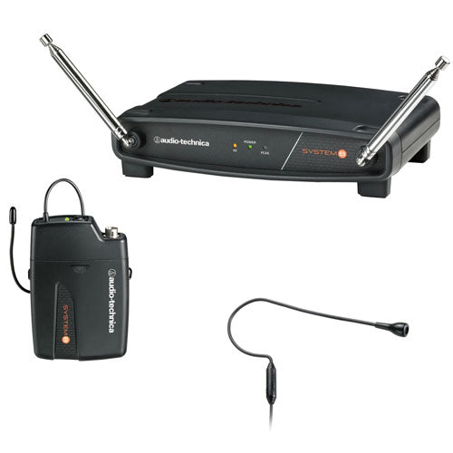 Audio-Technica ATW-801/H92 System 8 VHF Wireless System - PRO 92cW Headworn Mic Black