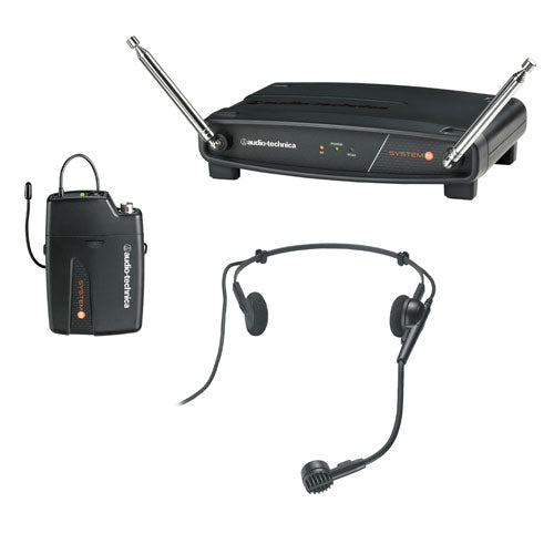 Audio-Technica ATW-801/H System 8 VHF Wireless System - PRO 8HEcW Headworn Mic