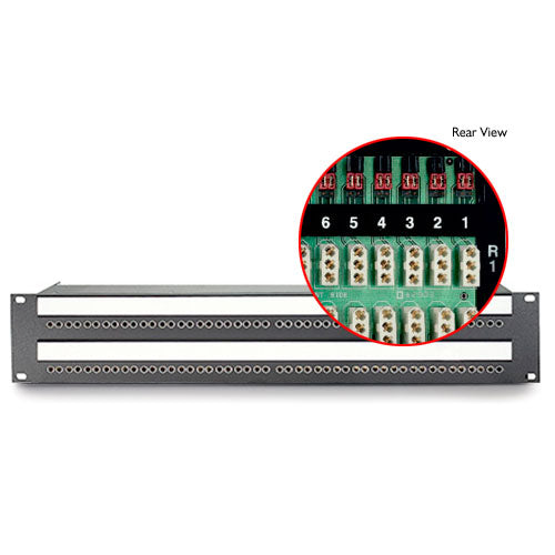 Audio Accessories WEP-962-SH 2x48 2RU Shorti Bantam TT to 3-Pin Edac