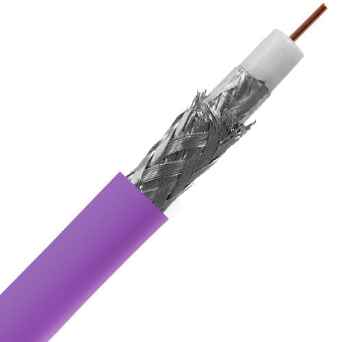 Belden 1505A Precision RG-59 20AWG SDI Video Coax, Violet 1000 FT