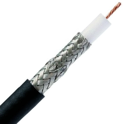 Belden 1505F RG59U SDI Video Coaxial Cable Black 1000FT