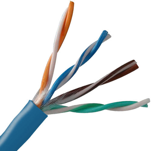 Belden 1583A Cat5E DataTwist 24AWG Solid 4PR U/UTP PVC Blue 1000 FT Box