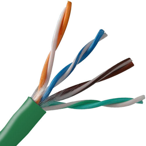 Belden 1583A Cat5E DataTwist 24AWG Solid 4PR U/UTP PVC Green 1000 FT Box