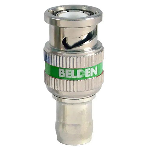 Belden 1694ABHDL  75-Ohm RG6 BNC HD Connector, 1-Piece Locking Watertight Compression Connector - 50 PACK