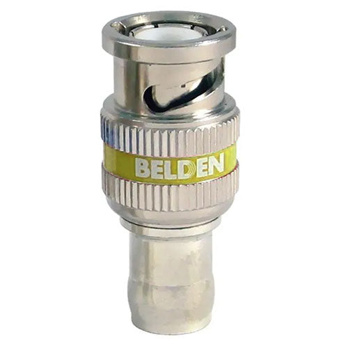 Belden 179DTBHD1 75-Ohm 179 Digital Truck BNC HD Connector, 1-Piece Broadcast Compression Connector - 50 PACK