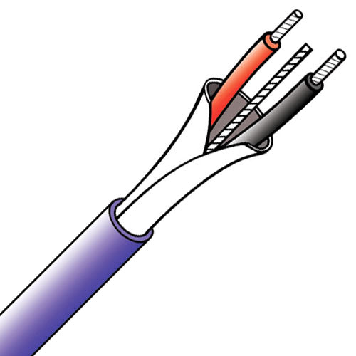 Belden 1801B AES/EBU Digital Audio Cable 1-Pair 24G Violet 1000FT