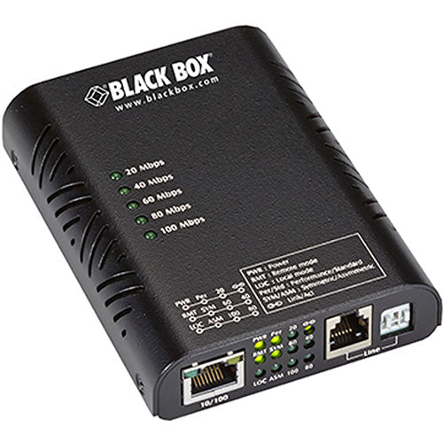 Black Box LB320A Industrial Ethernet Extender - 10/100, 1-Port