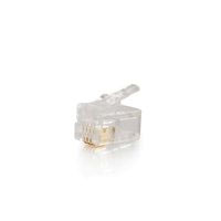 RJ11 4x4 Modular Plug for Flat Stranded Cable