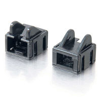 RJ45 Patch Cord Boot - Black - 25pk