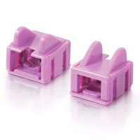 RJ45 Patch Cord Boot - Purple - 25pk