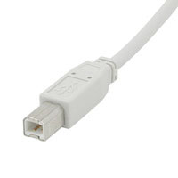 USB 2.0 A/B Cable White 5 Meter