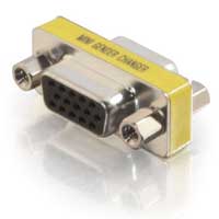 HD15 VGA Female to Female Mini Gender Changer