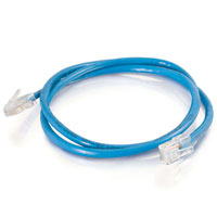 Cat5E 350 MHz Assembled Patch Cable Blue 1 FT