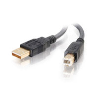 USB 2.0 Ultima A/B Cable Black 2 Meter