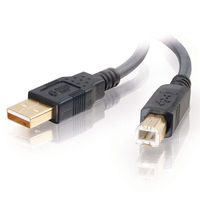 USB 2.0 Ultima A/B Cable Black 5 Meter