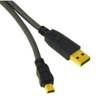 USB 2.0 Ultima A Male to Mini-b Male Cable 3 Meter