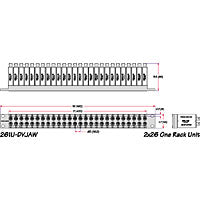Canare Digital Video Patchbay 1Ru 26Pos Normal