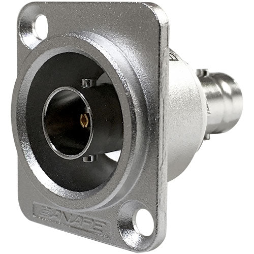 Canare BCJ-JRUDK 75-ohm 12G-SDI BNC Jack-Jack Flush Mount Receptacle "D" Series