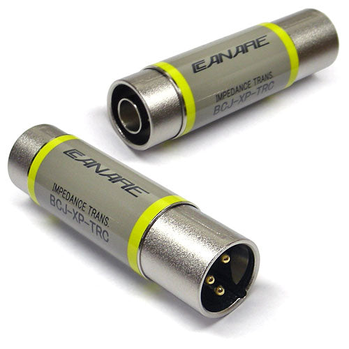 Canare BCJ-XP-TRC 110-ohm to 75-ohm Impedance Transformer - XLR 3-Pin Male to BNC Female