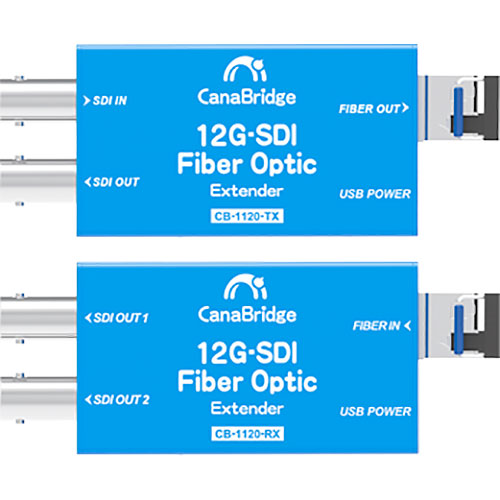 CanaBridge CB-1120-TX/RX 12G-SDI Fiber Optic Extender