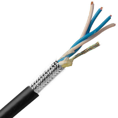 Canare L-4E5C Star Quad Microphone Cable 26 AWG, Braid Shield, Per Foot