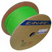 Canare L-4E6S Star Quad Microphone Cable, 24 AWG, Braid Shield, Green, 305 Meter Reel (1000 ft)