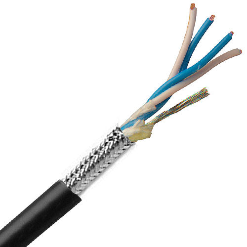 Canare L-4E6S Star Quad Microphone Cable, 24 AWG, Braid Shield, per Foot