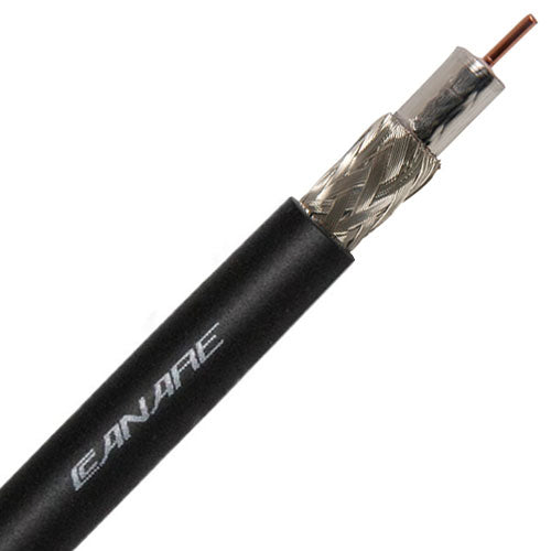 Canare L-5CFB RG6 18 AWG SDI Video Coax Black - Per Foot