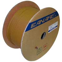 Canare LV61S RG59 Coaxial Video Cable 24G Brown 153M (500ft) Reel