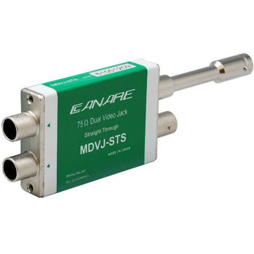 Canare MDVJ-STS 75-Ohm Staggered Mid-size Video Jack Normal Through