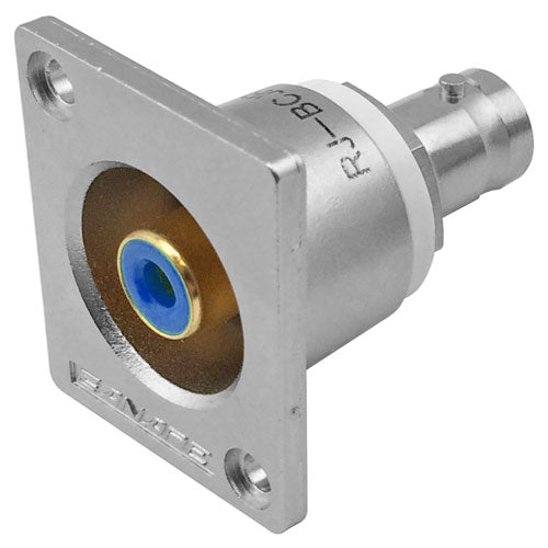 Canare RJ-BCJRU RCA Jack to BNC Jack, Flush Mount, ITT, Nickel