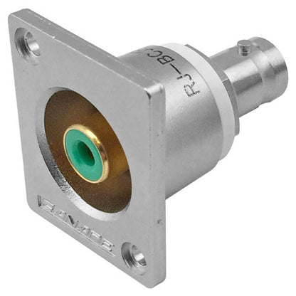 Canare RJ-BCJRU RCA Jack to BNC Jack, Flush Mount, ITT, Nickel
