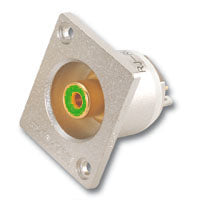 Canare RJ-RU RCA Jack Flush Mount ITT, Solder, Green