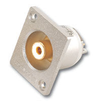 Canare RJ-RU RCA Jack Flush Mount ITT, Solder, White