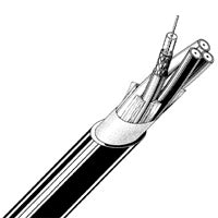 Canare V3-5C 8281F Type Coax 3-Channel 22Awg Braid - Cut