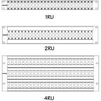Canare VJ2L242U Nk Video Patch Panel 48 Position 2Ru