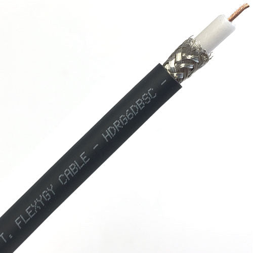Flexygy HDRG6DBSC Extra Flexible 3G-SDI RG6 HD Video Cable 500 FT