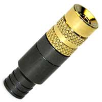 WSE 1.0/2.3FPB Fixed Pin Mini DIN Connector - Mini RG59