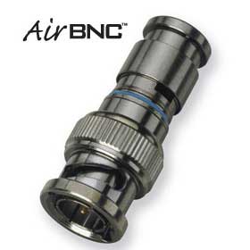 BNC Male HD Broadcast Compression Connector, RG6 20 Pack