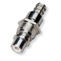 Female RCA Crimp Mini RG59 Bulkhead