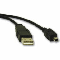 USB A To Mini B 4Pin Cable 3Ft