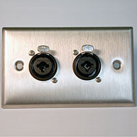 HAVE 1Gang Stainless Wallplate 2Combo