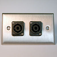 HAVE 1Gang Stainless Wallplate 2Nl4mp