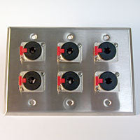 HAVE 3Gang Stainless Wallplate 6TRSF