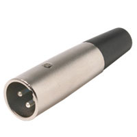 3-Pin XLR Male Cable End Connector