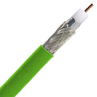 WSE Coax Mini RG59 Plenum Green 1000