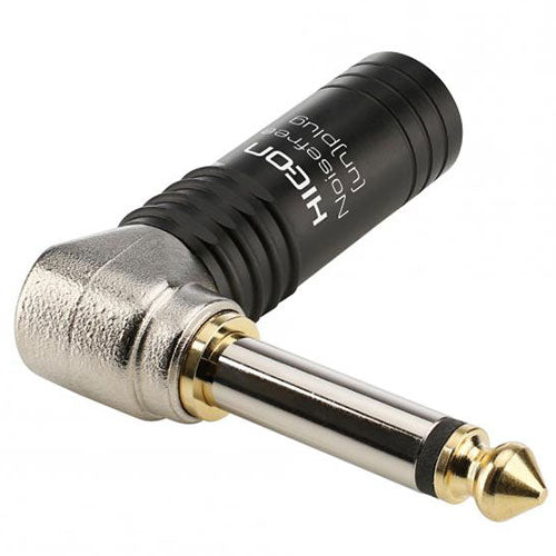 HICON HI-J63MA14 1/4-inch TS Male, NOISEFREE, Right Angle